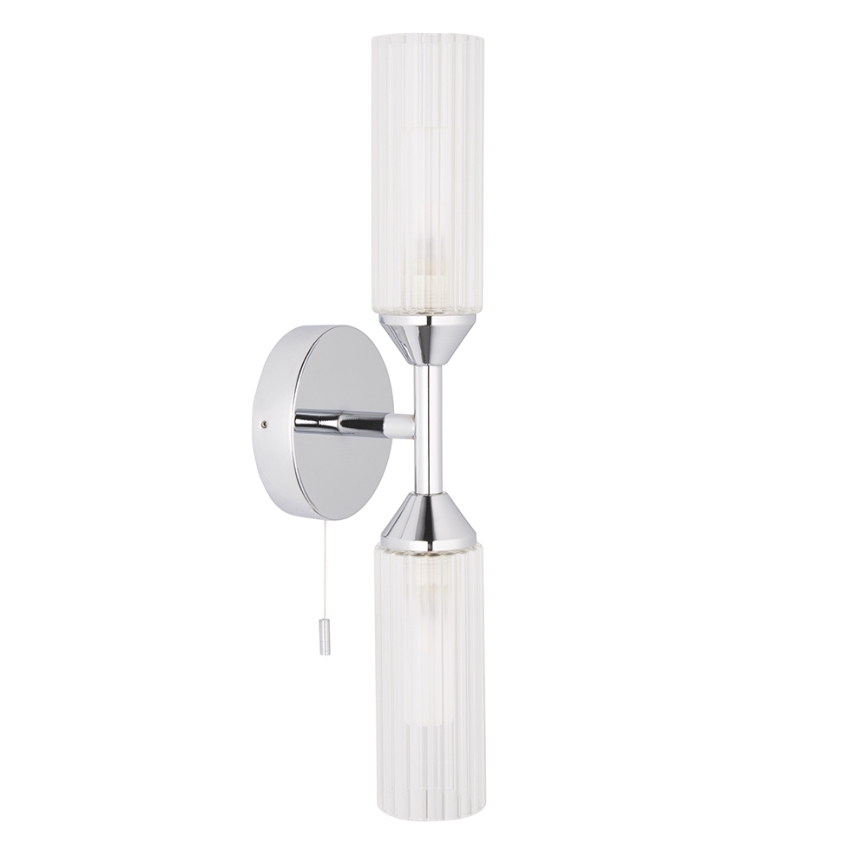 Endon 97172 - Настінний світильник для ванної NATORI 2xG9/3W/230V IP44 полірований хром