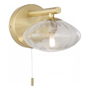 Endon 97182 - Настенный светильник для ванной комнаты MOBIAS 1xG9/3W/230V IP44 латунь