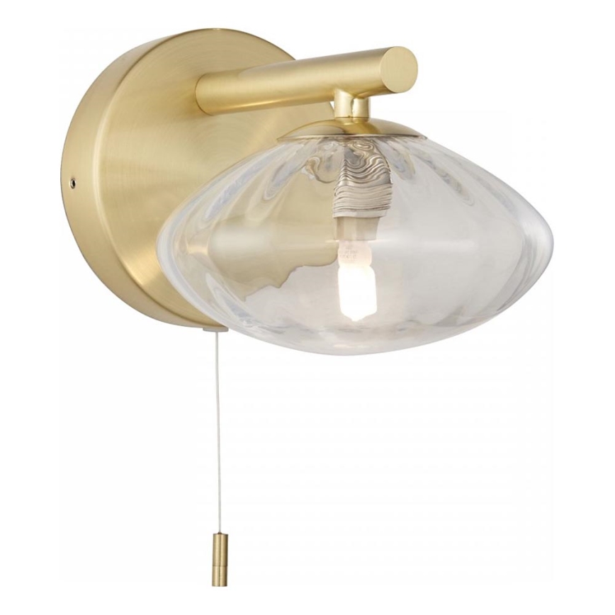 Endon 97182 - Настенный светильник для ванной комнаты MOBIAS 1xG9/3W/230V IP44 латунь