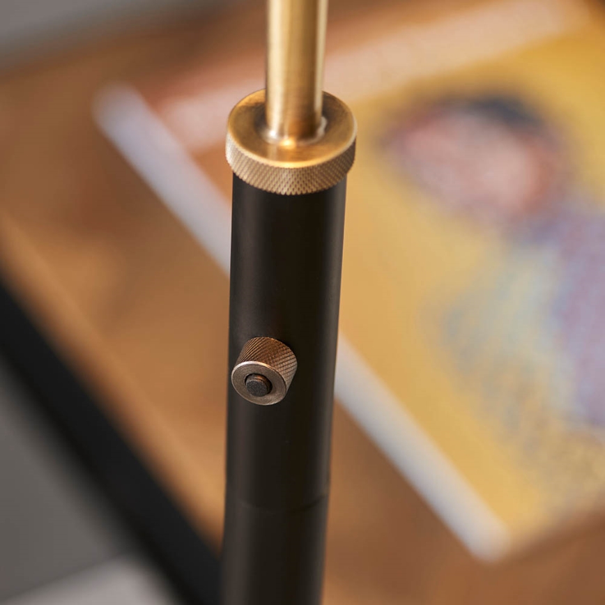 Ендон 98748 - Підлогова лампа ФРАНКЛІН 1xE27/10W/230V латунь/чорний