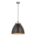 Endon 98749 - Підвісний світильник на тросі FRANKLIN 1xE27/10W/230V чорний/латунь