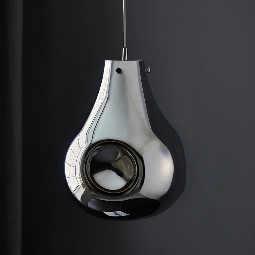 Endon 99788 - Люстра на тросі EUROPA 1xE27/10W/230V димчасто-чорна