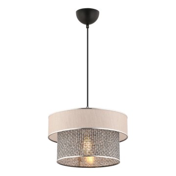ERO подвесная лампа 1xE27/60W/230V кремовая/серый