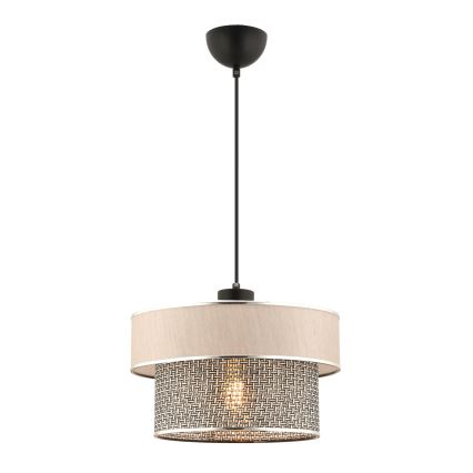 ERO подвесная лампа 1xE27/60W/230V кремовая/серый
