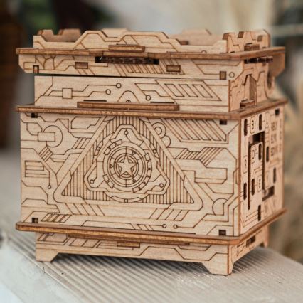 EscapeWelt - Деревянная механическая 3D-головоломка Orbital box