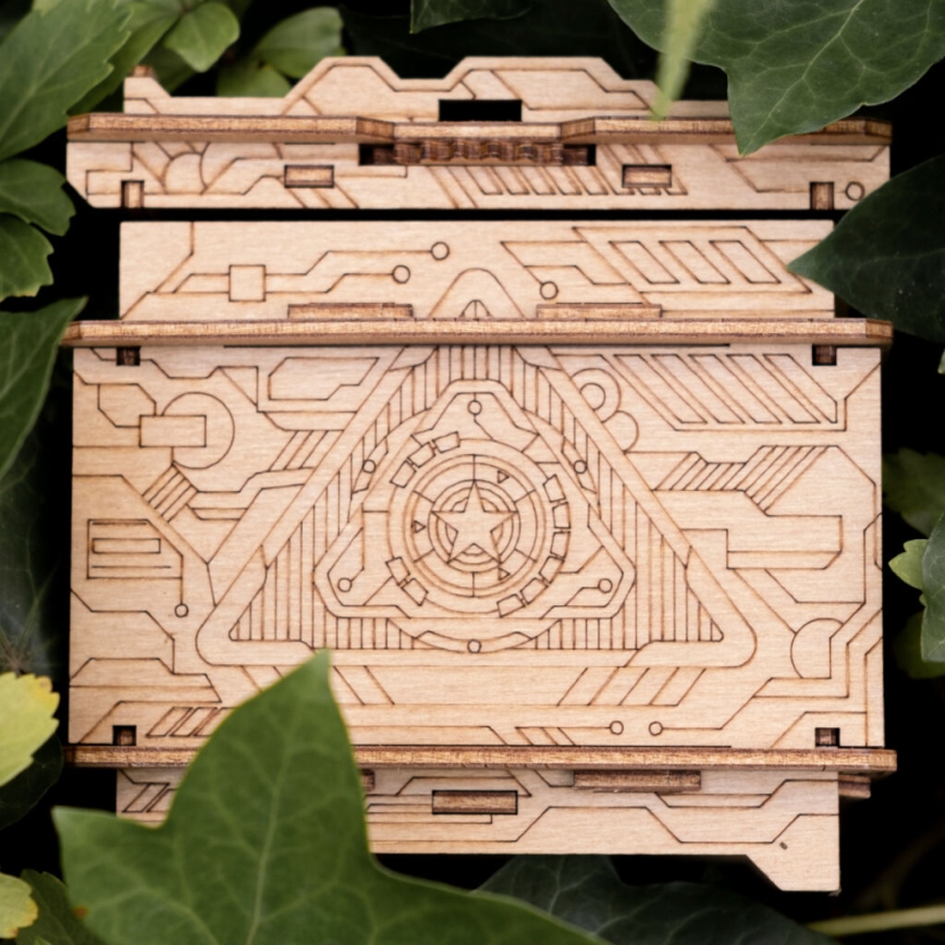 EscapeWelt - Деревянная механическая 3D-головоломка Orbital box