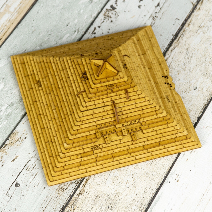 EscapeWelt - Деревянная механическая 3D-головоломка Пирамида