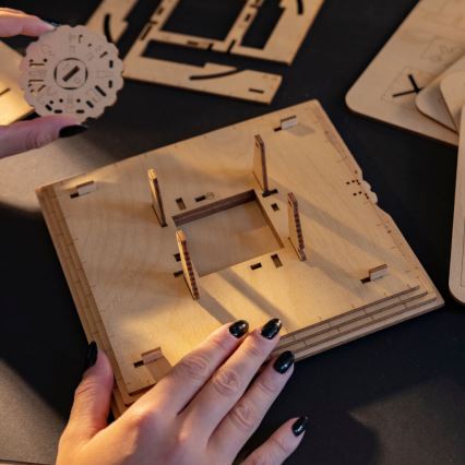 EscapeWelt - Деревянная механическая 3D-головоломка Пирамида