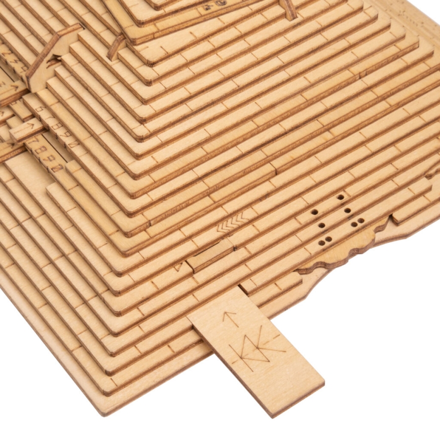 EscapeWelt - Деревянная механическая 3D-головоломка Пирамида