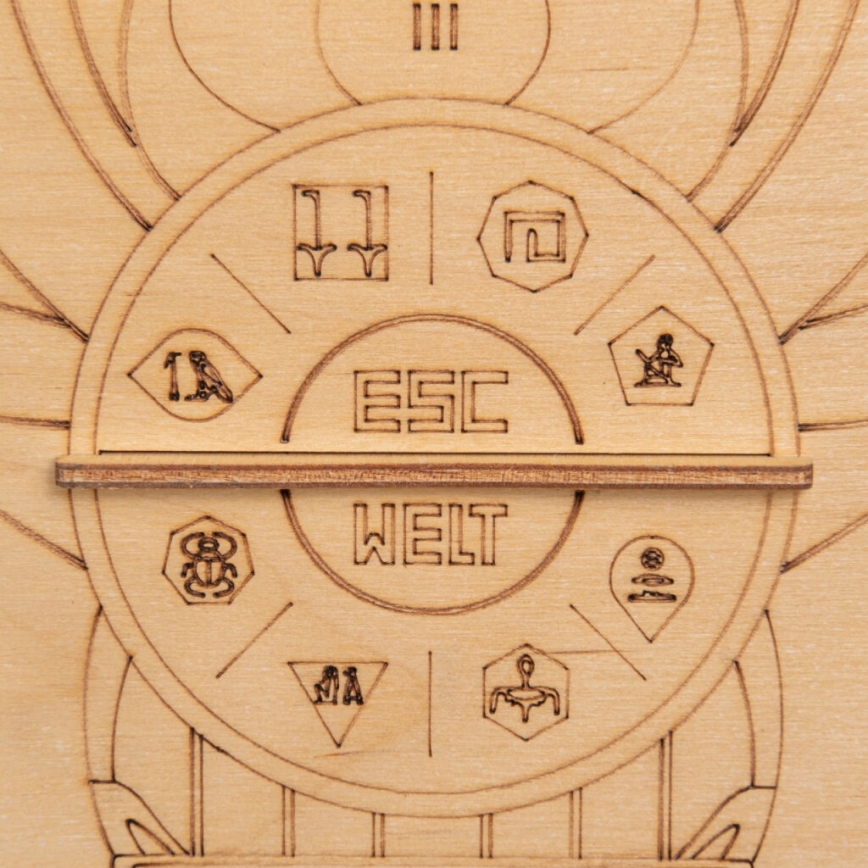 EscapeWelt - Деревянная механическая 3D-головоломка Пирамида