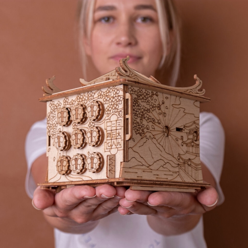 EscapeWelt - Дерев’яна головоломка Будиночок дракона