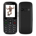 Evolveo - EasyPhone EG 2G мобильный телефон для пожилых людей, чёрный