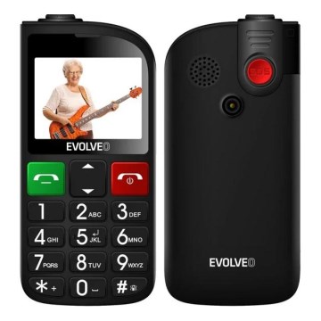 Evolveo - EasyPhone FL, мобильный телефон для пожилых черный