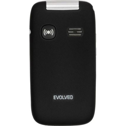 Evolveo - EasyPhone FS складаний мобільний телефон для людей похилого віку 2.8 чорний