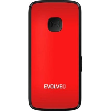 Evolveo - EasyPhone ID, мобільний телефон для людей похилого віку, червоний