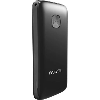 Evolveo - EasyPhone ID мобильный телефон для пожилых — чёрный