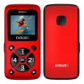 Evolveo - EasyPhone ID — мобильный телефон для пожилых, красный