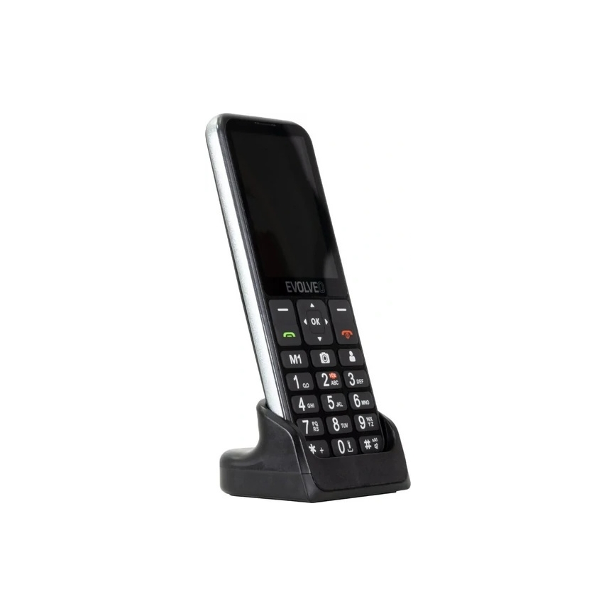 Evolveo - EasyPhone LT 4G мобільний телефон для літніх людей чорний