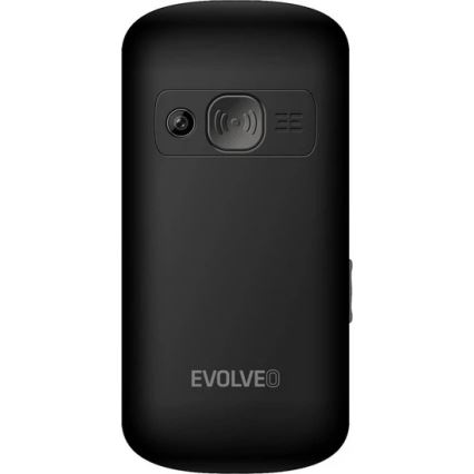 Evolveo - EasyPhone XS, мобільний телефон для людей похилого віку, чорний