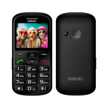 Evolveo - EasyPhone XS мобільний телефон для пенсіонерів чорний