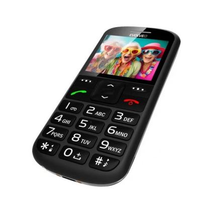 Evolveo - EasyPhone XS мобільний телефон для пенсіонерів чорний