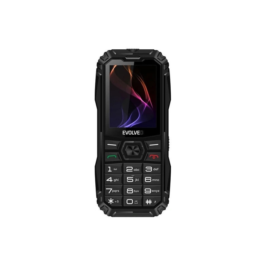 Evolveo - MaxPhone A1, кнопковий телефон Dual SIM, чорний