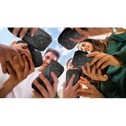 Evolveo - MaxPhone A1, кнопковий телефон Dual SIM, чорний