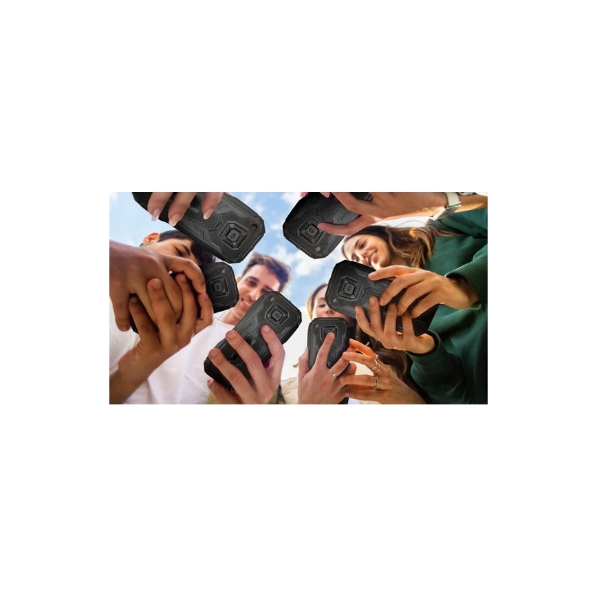 Evolveo - MaxPhone A1, кнопковий телефон Dual SIM, чорний