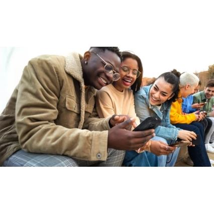 Evolveo - MaxPhone A1, кнопковий телефон Dual SIM, чорний