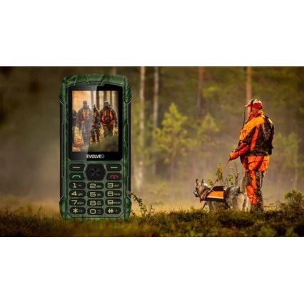 Evolveo - StrongPhone H1 водонепроницаемый Dual SIM телефон в охотничьем камуфляже