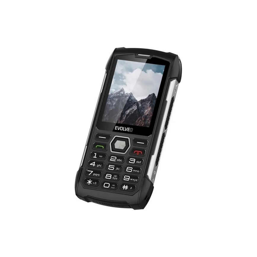 Evolveo - StrongPhone H1 водонепроницаемый телефон с поддержкой двух SIM-карт чёрный/серебристый
