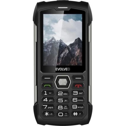 Evolveo - StrongPhone H1 водонепроникний Dual SIM телефон чорний/сріблястий