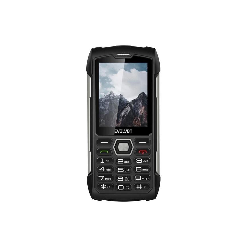 Evolveo - StrongPhone H1 водонепроникний Dual SIM телефон чорний/сріблястий