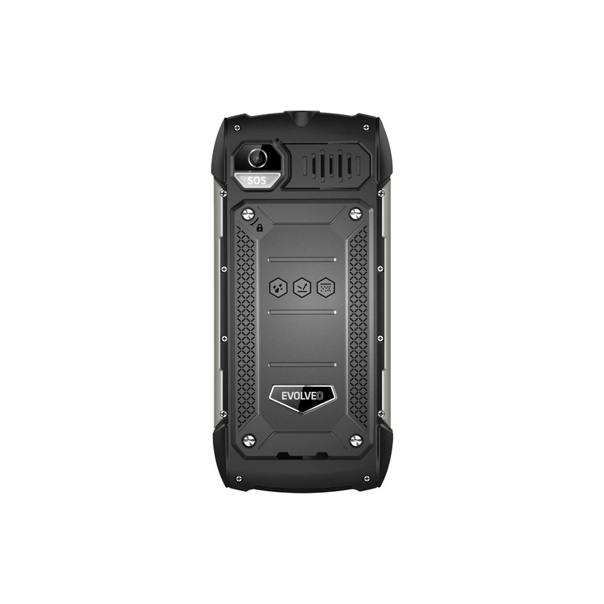 Evolveo - StrongPhone H1 водонепроникний Dual SIM телефон чорний/сріблястий