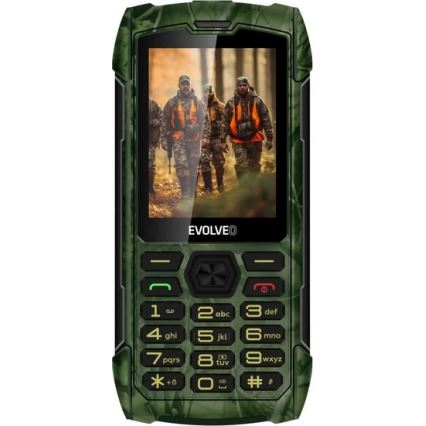 Evolveo - StrongPhone H1 водонепроникний телефон з підтримкою двох SIM-карт у мисливському камуфляжі