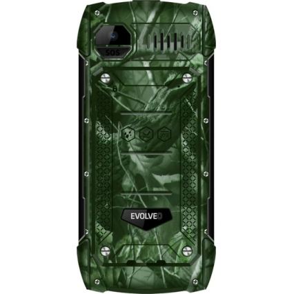 Evolveo - StrongPhone H1 водонепроникний телефон з підтримкою двох SIM-карт у мисливському камуфляжі