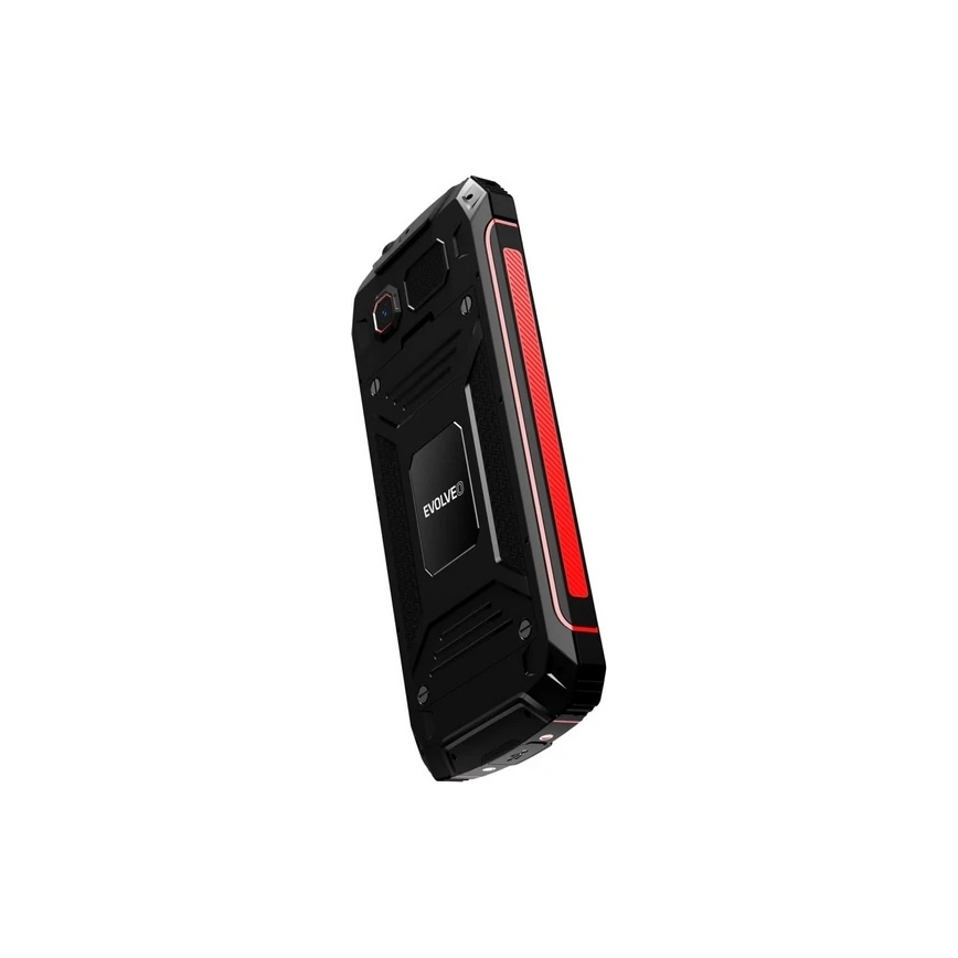 Evolveo - StrongPhone W4 водонепроникний Dual SIM телефон чорний/червоний