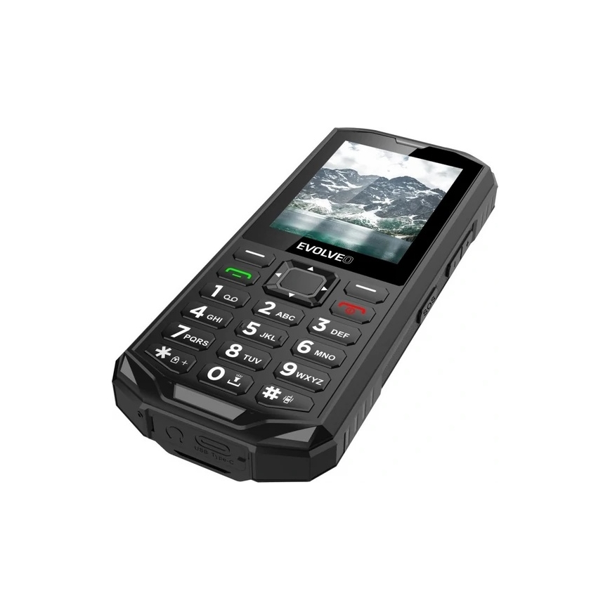 Evolveo - StrongPhone X5 водонепроникний телефон Dual SIM, чорний/сірий