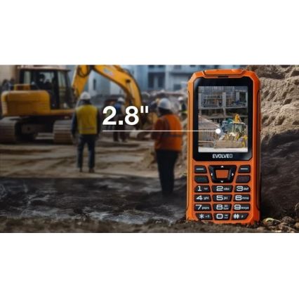 Evolveo - StrongPhone Z6 водонепроницаемый Dual SIM телефон, оранжевый