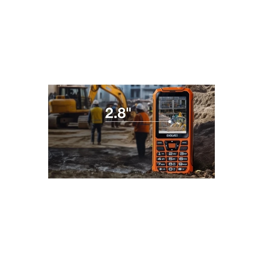 Evolveo - StrongPhone Z6 водонепроницаемый Dual SIM телефон, оранжевый