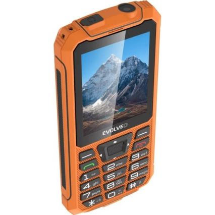 Evolveo - StrongPhone Z6 водонепроницаемый Dual SIM телефон, оранжевый