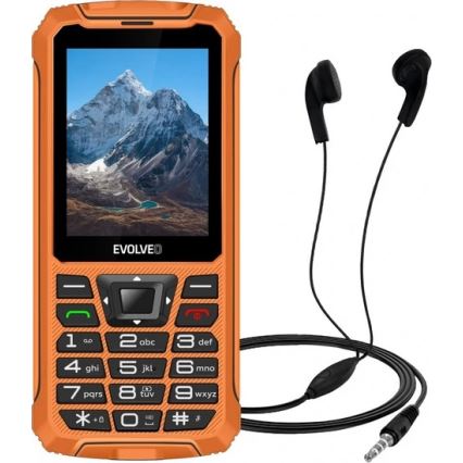 Evolveo - StrongPhone Z6 водонепроницаемый Dual SIM телефон, оранжевый