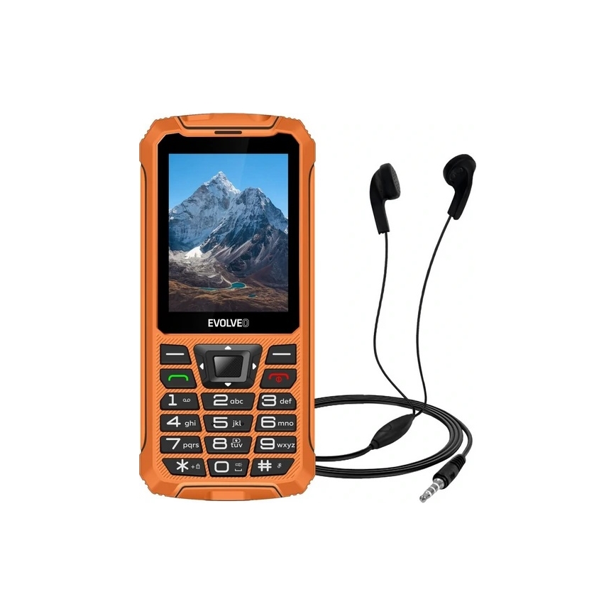 Evolveo - StrongPhone Z6 водонепроницаемый Dual SIM телефон, оранжевый