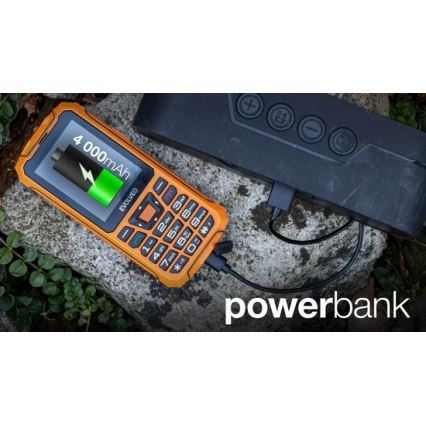 Evolveo - StrongPhone Z6, водонепроницаемый телефон Dual SIM, оранжевый