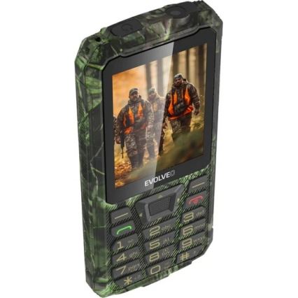 Evolveo - StrongPhone Z6 водонепроницаемый телефон с поддержкой Dual SIM в охотничьем камуфляже