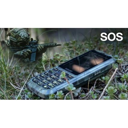 Evolveo - StrongPhone Z6, водонепроникний телефон Dual SIM у мисливському камуфляжі