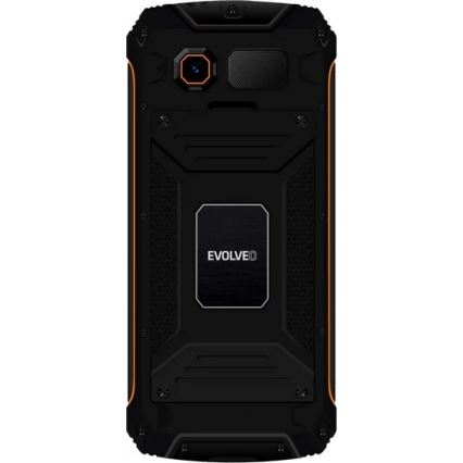 Evolveo - StrongPhone Z6 водозахищений телефон з двома SIM-картами, чорний/помаранчевий