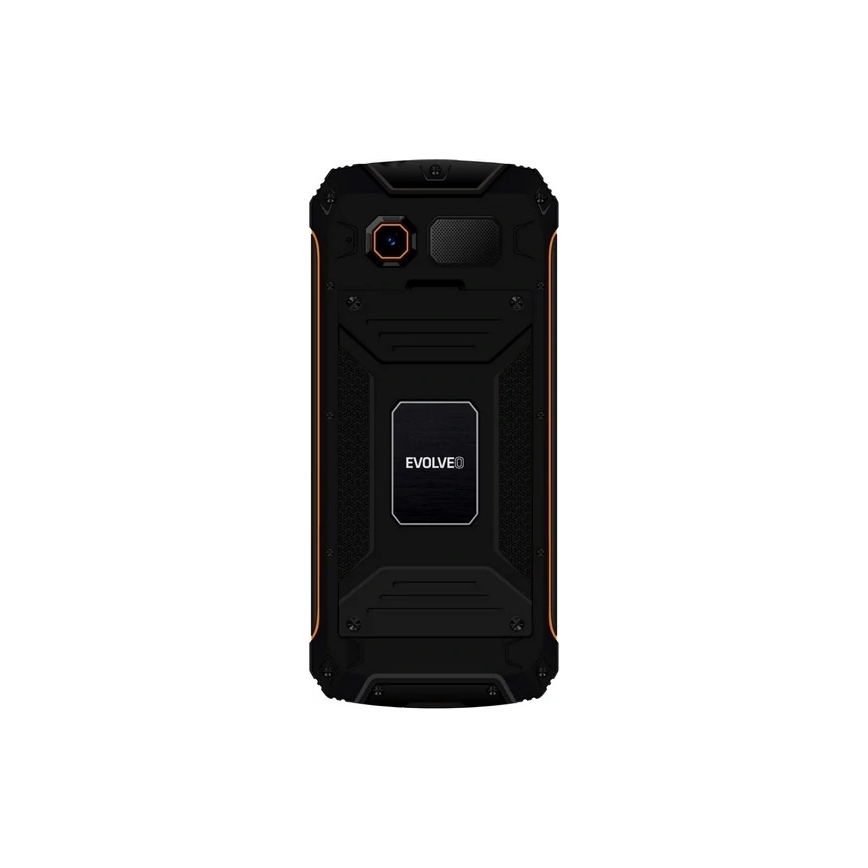 Evolveo - StrongPhone Z6 водозахищений телефон з двома SIM-картами, чорний/помаранчевий