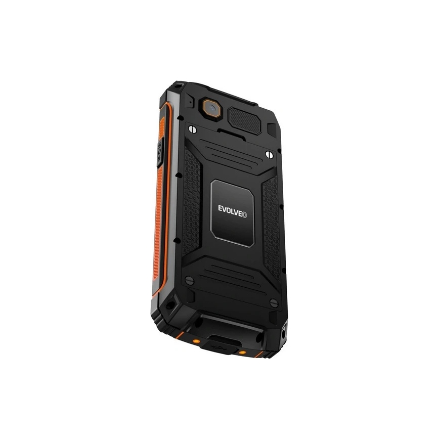 Evolveo - StrongPhone Z6 водозахищений телефон з двома SIM-картами, чорний/помаранчевий