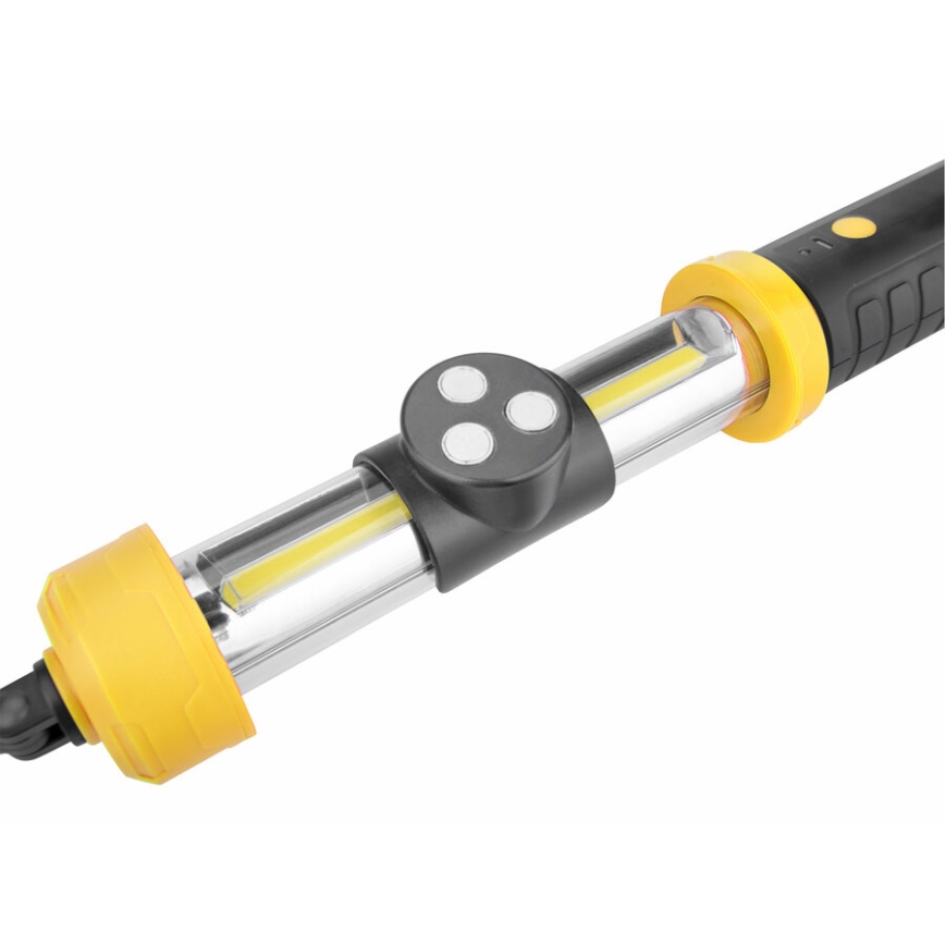 Extol - LED Переносна акумуляторна лампа LED/2000 мАг/3,6В чорна/жовта